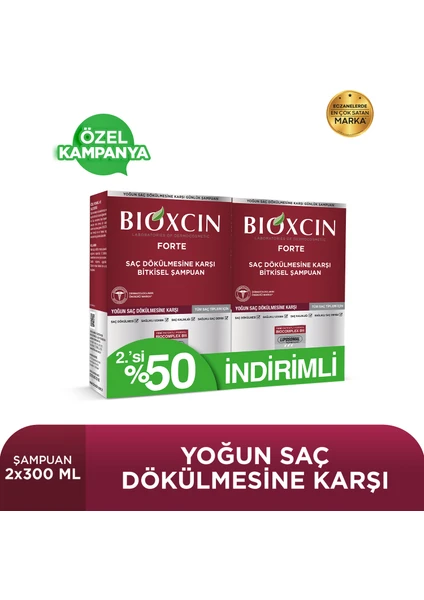 Forte Şampuan 300 ml 2.si %50 İndirimli