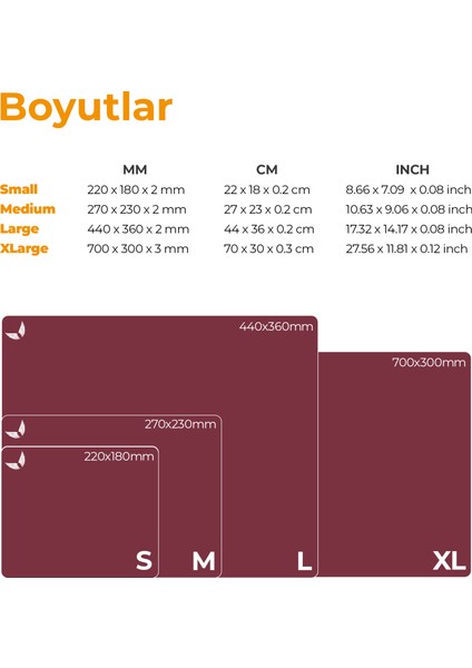 Bordo Gaming Oyuncu Mouse Pad 70x30 Cm Large - Büyük Uzun Boy Mousepad Klavye Fare Altlığı MP03