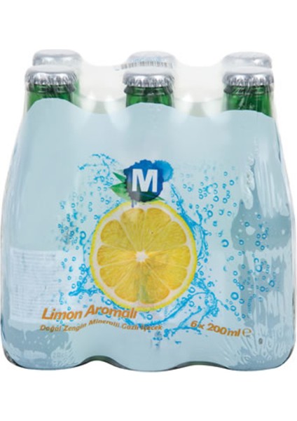 Limon Doğal Zengin Mineralli Içecek 6 x 200 ml