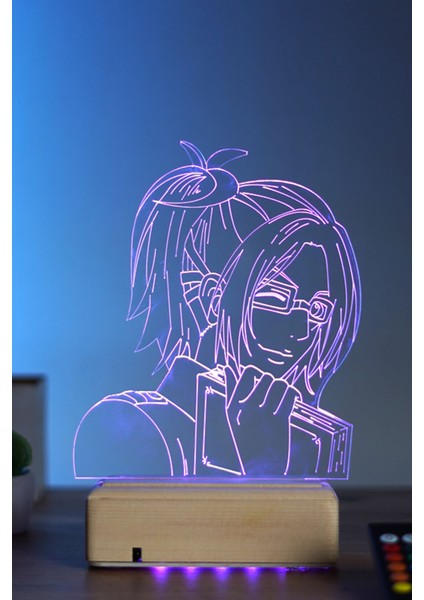 Attack On Titan Hange Zoe 16 Renk Anime Gece Lambası fırsatları