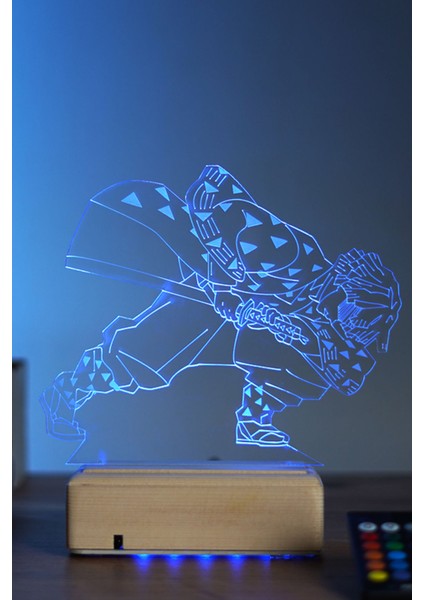 Zenitsu Agatsuma Demon Slayer 16 Renk Anime Gece Lambası fiyatları