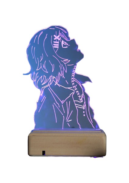 Juuzou Suzuya - Tokyo Ghoul 16 Renk Anime Gece Lambası