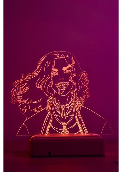 Keisuke Baji Tokyo Revengers 16 Renkli Anime Gece Lambası modelleri