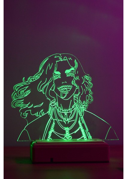 Keisuke Baji Tokyo Revengers 16 Renkli Anime Gece Lambası fırsatları