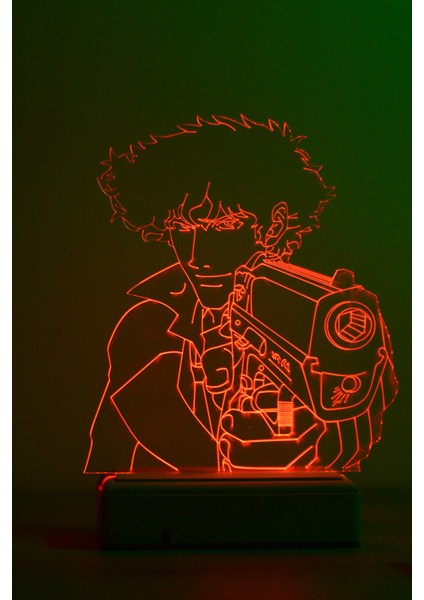 Cowboy Bebop 16 Renkli Anime Gece Lambası modelleri