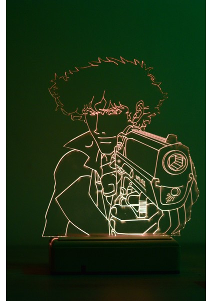 Cowboy Bebop 16 Renkli Anime Gece Lambası fırsatları