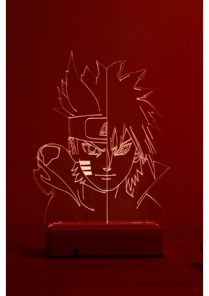 Sasuke Uchiha Uzumaki Naruto 16 Renkli Anime Gece Lambası fiyatları