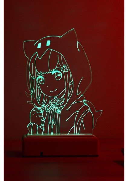 Chiaki Nanami - Danganronpa 16 Renkli Anime Gece Lambası fiyatları