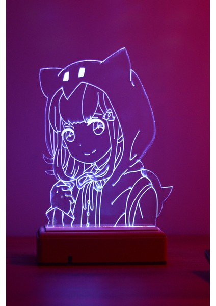 Chiaki Nanami - Danganronpa 16 Renkli Anime Gece Lambası fırsatları