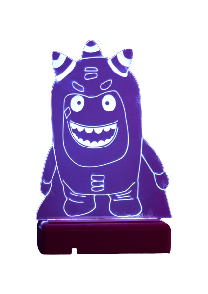 Çocuklar Için Hediye Oddbods 16 Renk Gece Lambası