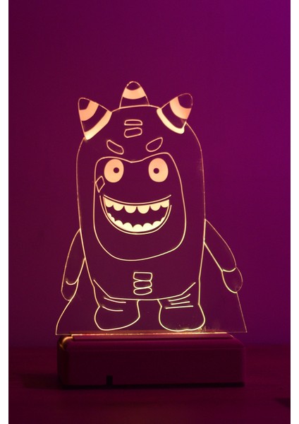 Çocuklar Için Hediye Oddbods 16 Renk Gece Lambası fiyatları