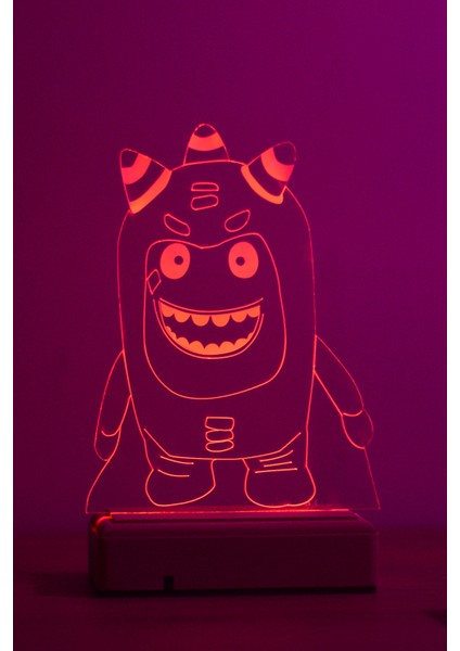 Çocuklar Için Hediye Oddbods 16 Renk Gece Lambası fırsatları