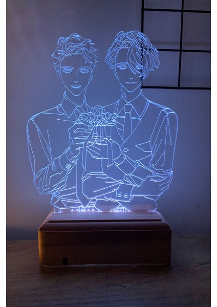 The Case Files Of Jeweler Richard Seigi-Richard 16 Renk Anime Gece Lambası modelleri