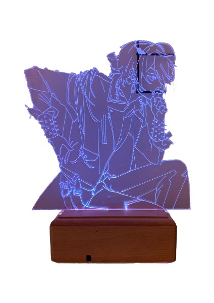 Genshin Impact Kaeya 16 Renk Gece Lambası