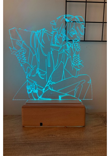 Genshin Impact Kaeya 16 Renk Gece Lambası fiyatları