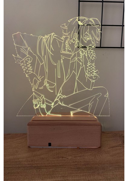 Genshin Impact Kaeya 16 Renk Gece Lambası fırsatları