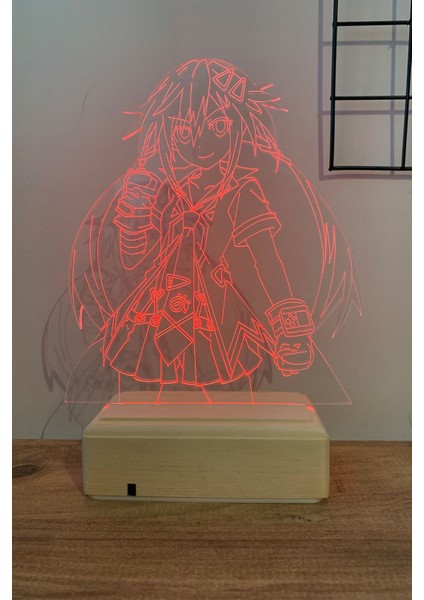 Uzume Tennouboshi - Hyperdimension Neptunia 16 Renk Anime Gece Lambası fiyatları