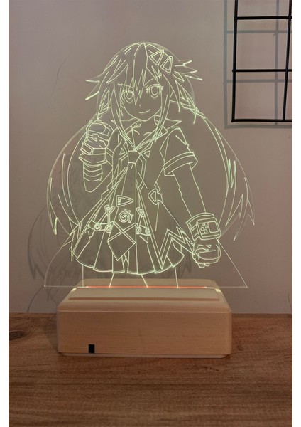 Uzume Tennouboshi - Hyperdimension Neptunia 16 Renk Anime Gece Lambası indirimleri