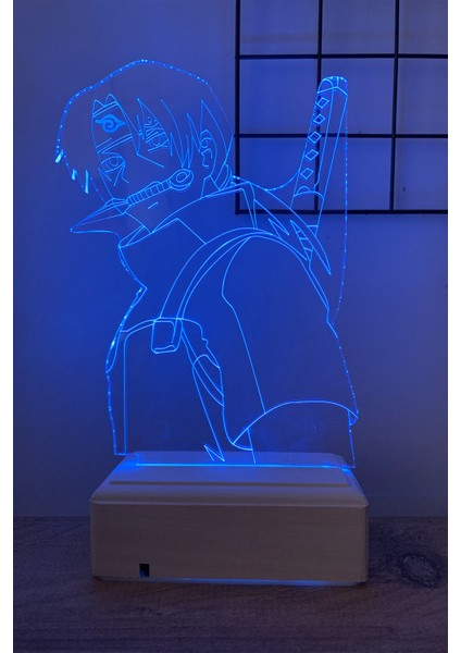 Itachi Uchiha Naruto 16 Renk Anime Gece Lambası fiyatları