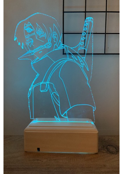 Itachi Uchiha Naruto 16 Renk Anime Gece Lambası indirimleri