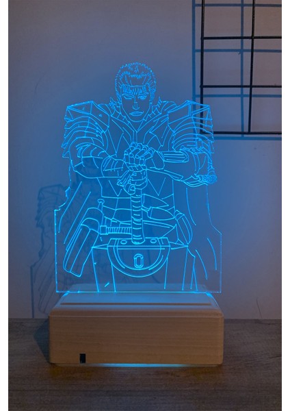 Berserk Guts 16 Renk Anime Gece Lambası fırsatları