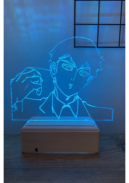 Arataka Reigen - Mob Psycho 100 16 Renk Anime Gece Lambası fırsatları
