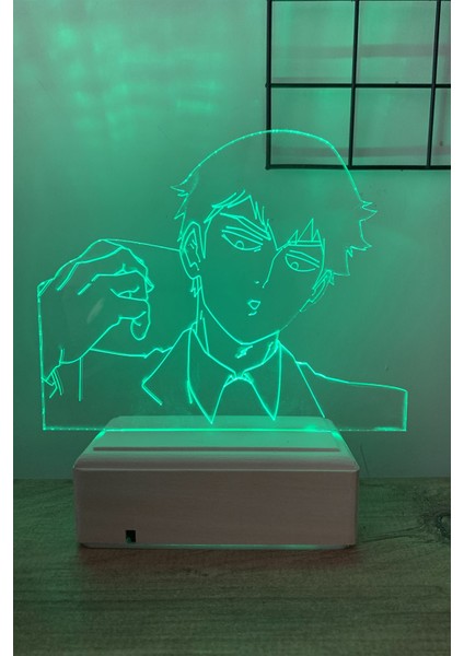 Arataka Reigen - Mob Psycho 100 16 Renk Anime Gece Lambası indirimleri