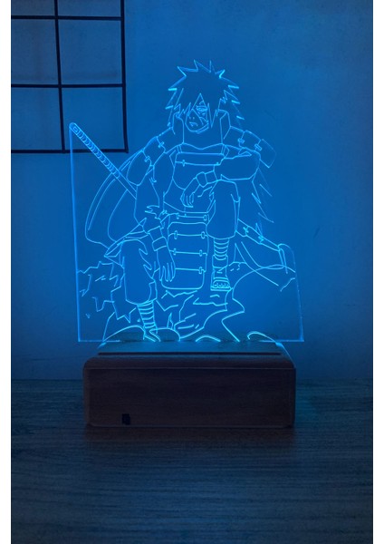 Naruto - Madara Uchiha 16 Renk Anime Gece Lambası fırsatları
