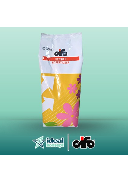 Flowact P 11-28-11 (15 SO3) + ME- FOSFOR AĞIRLIKLI NPK GÜBRESİ- %100 Italyan Cifo Gübresi - Ec Fertilizer - 2,5 kg