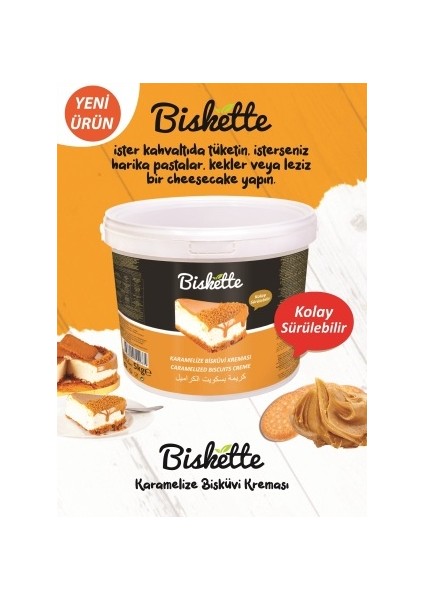 Karamelize Bisküvi Kreması 5 kg Kova fiyatları