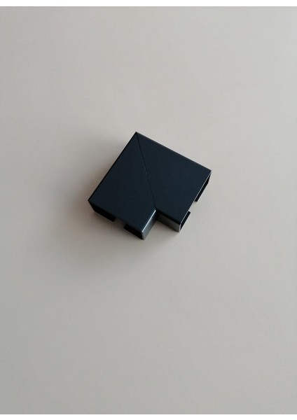 25 x 60 Ort Kanallı Dirsek 90 D Antrasit Gri VM-3007