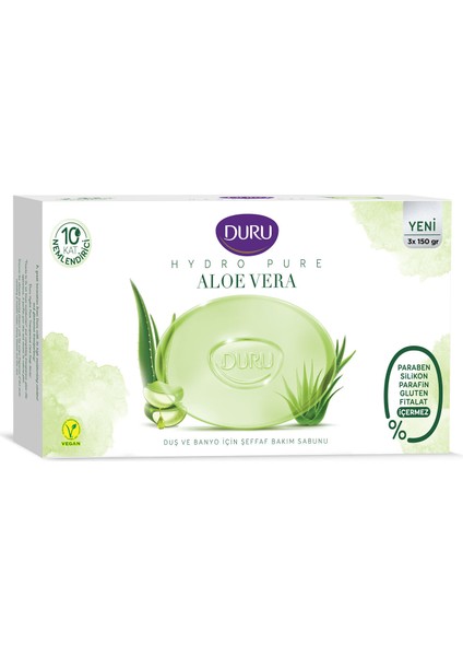 Hydro Pure Aloevera 9 Adet Sabun 3X450GR