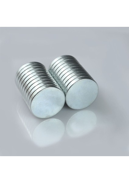 15X5MM Neodyum Mıknatıs -20 Adet Yuvarlak Güçlü Neodyum Mıknatıs