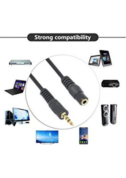 Kulaklık Uzatma Kablosu 3.5 mm Stereo Dişi Erkek Kablo 1.5 mt fırsatları