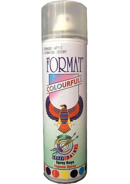 Format Colourfull Turuncu Sprey Boya 400 ml