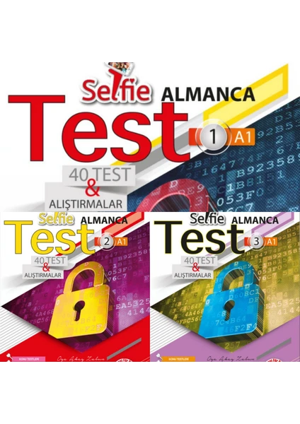 Çıpa Yayıncılık Almanca A1 Seviye Selfie Test Soru Bankası Seti Toplam 3 Kitap (Ciltli)