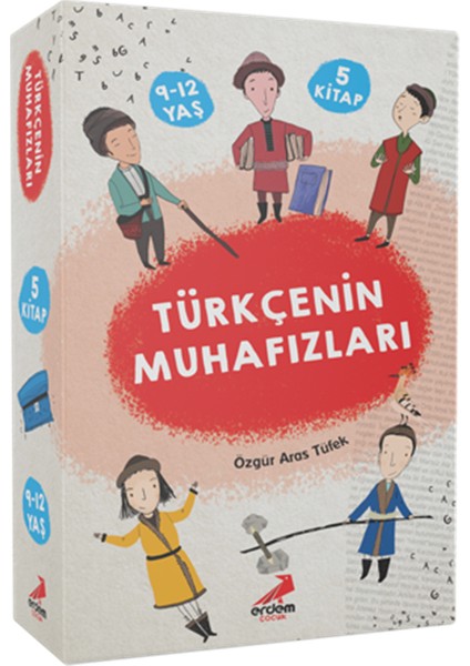 Türkçenin Muhafızları - 5 Kitap Set (9-12 Yaş) (86 Sayfalık Kitaplar) - Özgür Aras Tüfek (Ciltli)