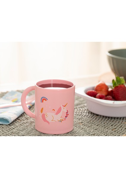 Little Unicorn Plastik Pipetli Bardak