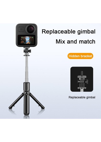 Top Geek S02 Selfie Çubuğu Tripod, 0.1s Uzatılabilir (Yurt Dışından)