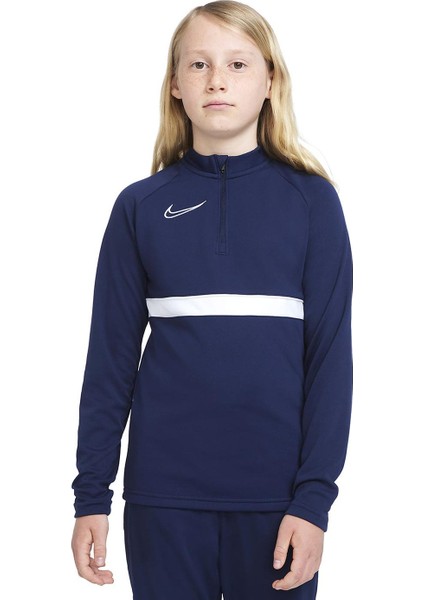 CW6112-451 Y Nk Df ACD21 Dril Top Çocuk Uzun Kol T-Shirt