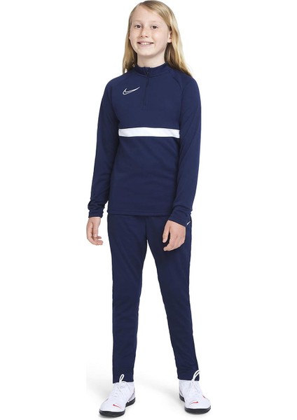 CW6112-451 Y Nk Df ACD21 Dril Top Çocuk Uzun Kol T-Shirt modelleri