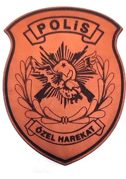 Polis Özel Harekat Deri Peç- Arma - Patch