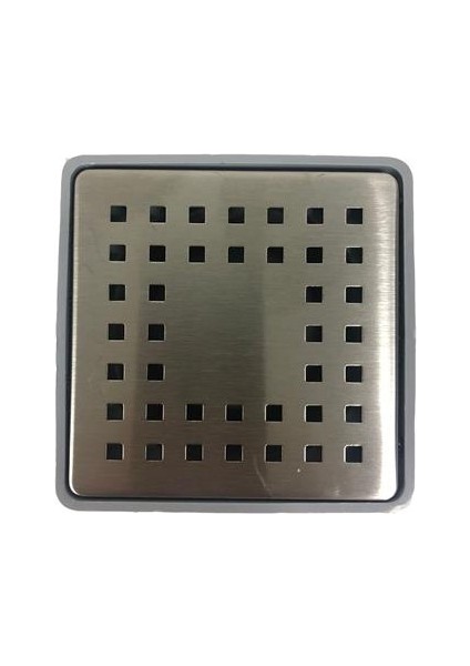 YVZ Yer Süzgeçi Krom 10*10*50 Alttan Çıkış