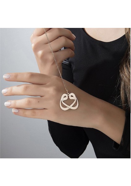 Müsenna Vav Hediyelik Özel Tasarım 925 Ayar Gümüş Kadın Kolye