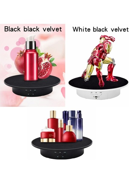 Puluz 20CM USB Elektrikli Dönen Pikap Ekran Standı - Siyah (Yurt Dışından) fırsatları