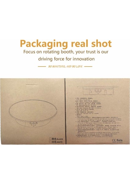 Puluz 20CM USB Elektrikli Dönen Pikap Ekran Standı - Siyah (Yurt Dışından) indirimleri