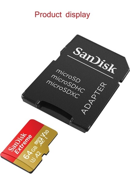 U3 64GB Hafıza Kartı - Sarı+Kırmızı (Yurt Dışından) fiyatları