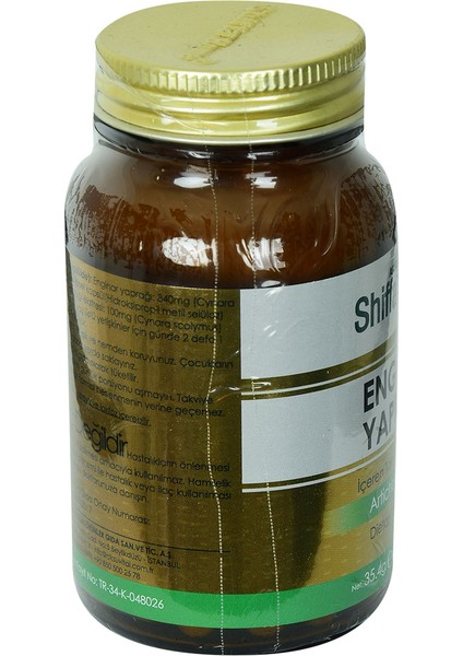 Aksuvital Shiffa Home Enginar Yaprağı Diyet Takviyesi 590 Mg X 60 Kapsül