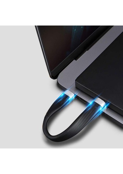 0.4ft / 5 Inç Kısa USB 3.1 Tip C Kablosu Hızlı Şarj (Yurt Dışından)