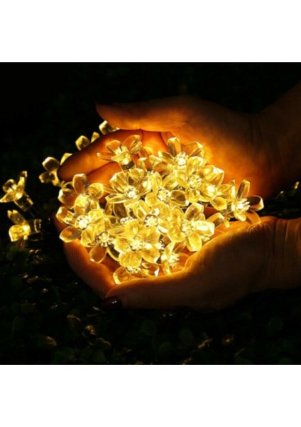 Güneş Enerjili Solar 50 Ledli 8 Modlu Çiçek Motifli Dış Mekan Solar Işık fiyatları